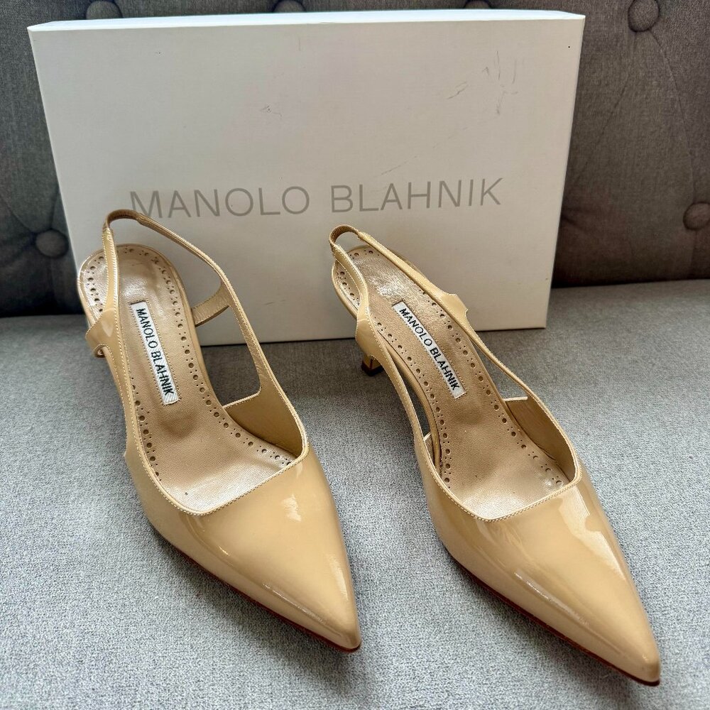 Manolo Blahnik Bretto Slingbacks